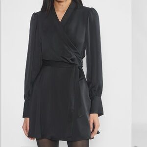 Aritzia Babaton Hyde Satin Mini Dress (small)